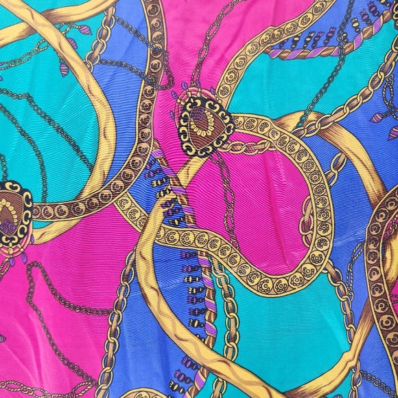 Vintage GDT TOO Bomber Blazer Graphic Jacket One Size Bottom Buttons Geometric - Picture 13 of 13